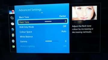 meniu grafic pe Samsung 40H6400