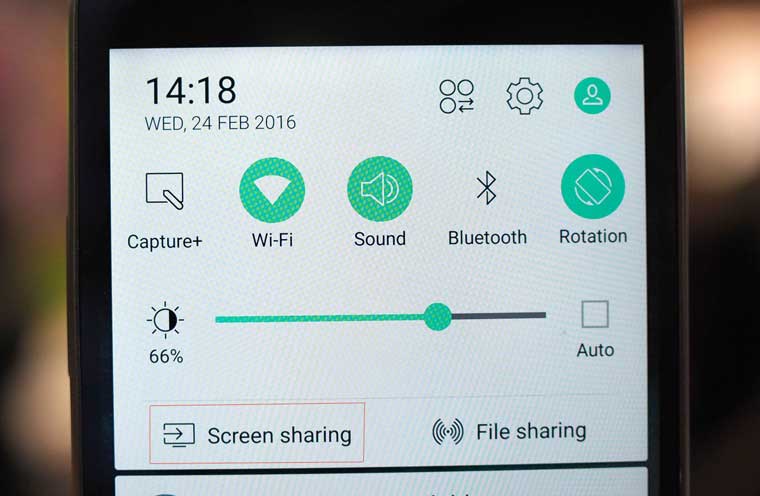 oglindire ecran telefon LG G6 pe televizor screen share