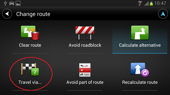 punct intermediar tomtom android