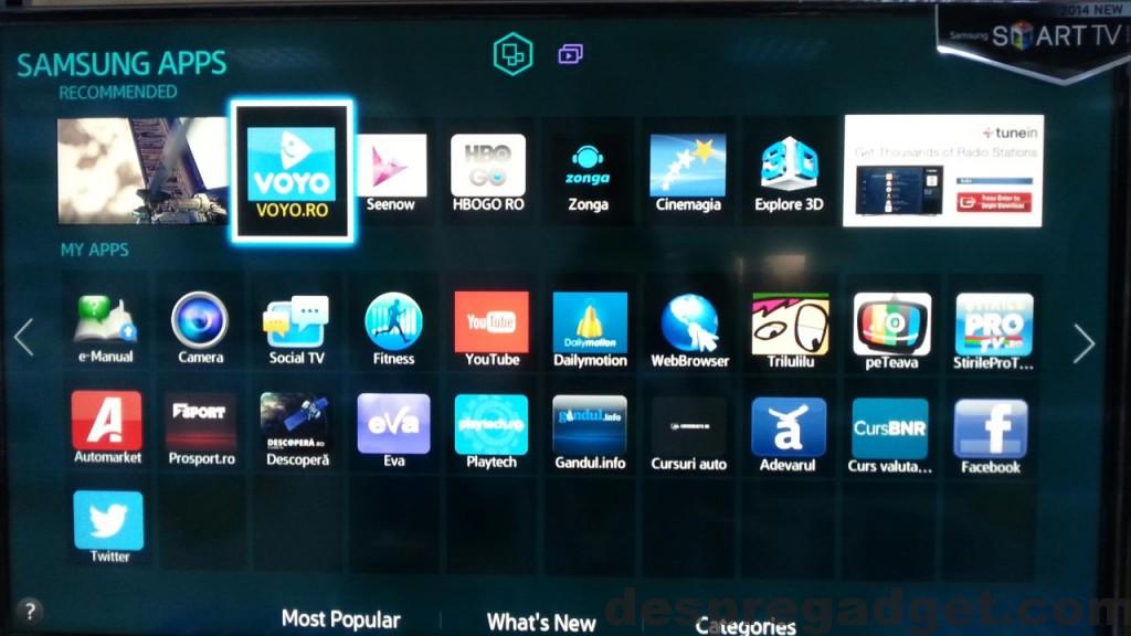aplicatii Smart Tv Samsung 40h6400
