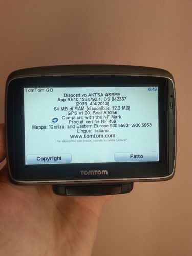 TomTom Go750 actualizare soft si harti .